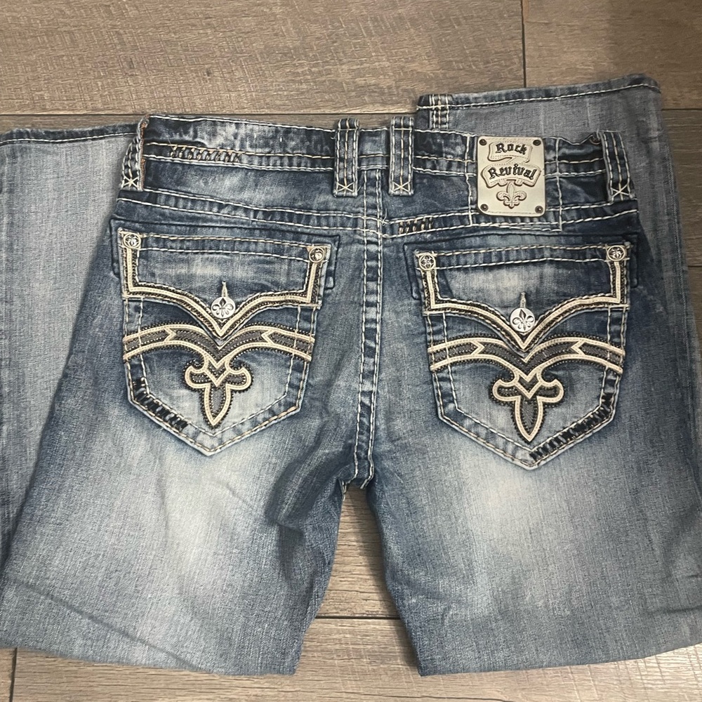 Mens Rock Revival Jeans